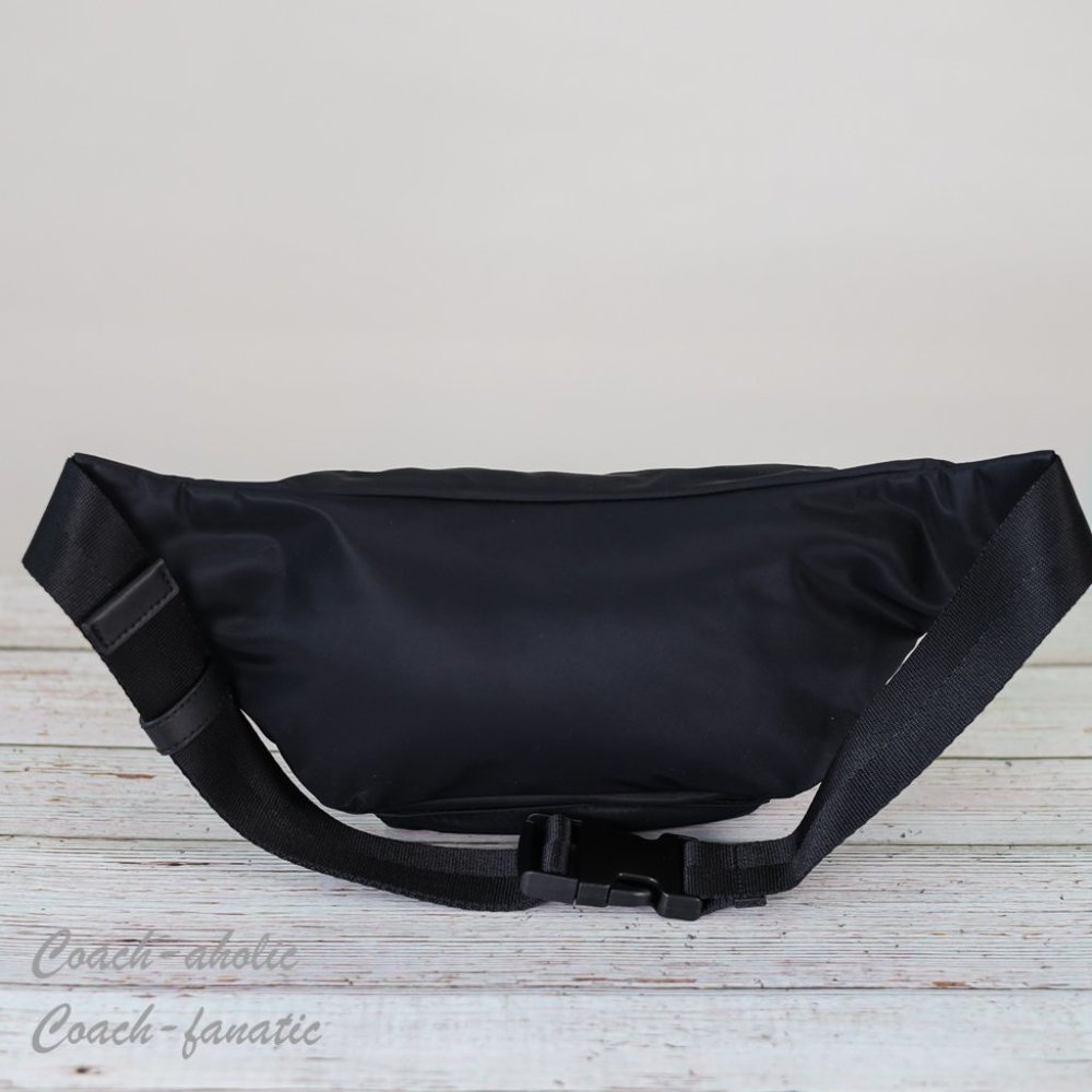 NWT Tory Burch 82508 Nylon Belt Bag Fanny Pack Crossbody in Black - Picture 6 of 9